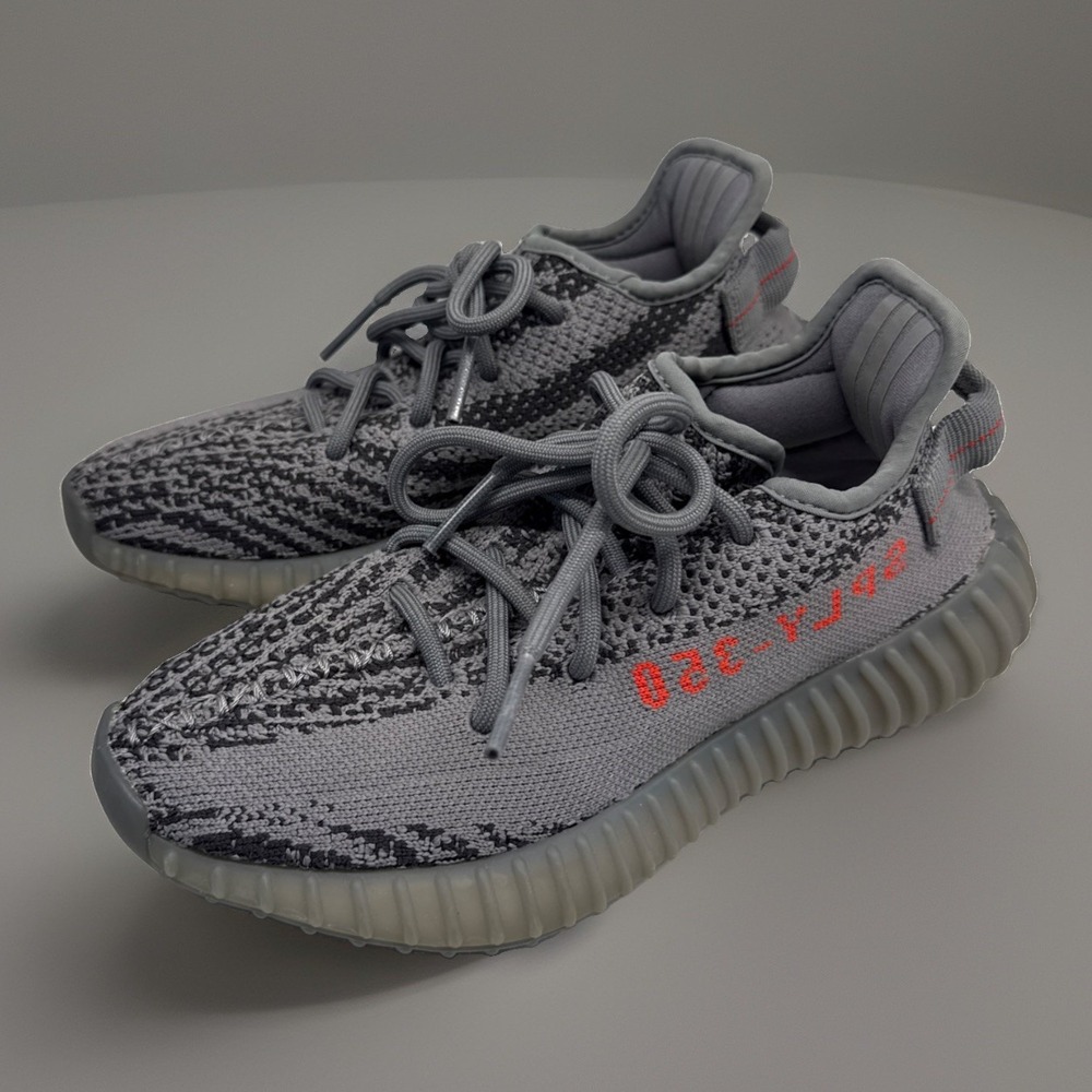 adidas Yeezy Boost 350 V2 Beluga 2.0 AH2203 Men's 4 Gray Orange No Insoles 2017